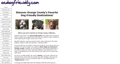 Desktop Screenshot of ocdogfriendly.com